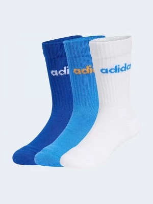 Obrázek produktu adidas Performance Dětské ponožky s bavlnou adidas Performance 3-pack modrá