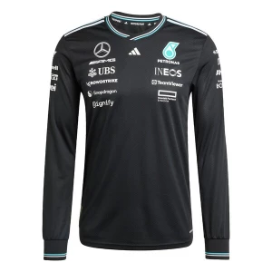 Obrázek produktu ADIDAS PERFORMANCE Funkční tričko 'MERCEDES - AMG PETRONAS FORMULA ONE TEAM DRIVER JERSEY AUTHENTIC LONG' černá