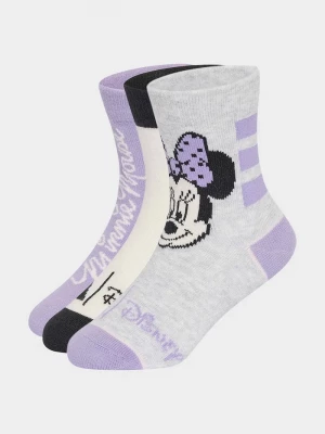Obrázek produktu adidas Performance ponožky dětské DISNEY MINNIE MOUSE 3-pack fialová