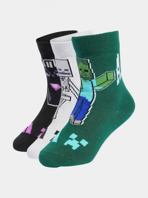 Obrázek produktu adidas Performance ponožky dětské MINECRAFT 3-pack zelená