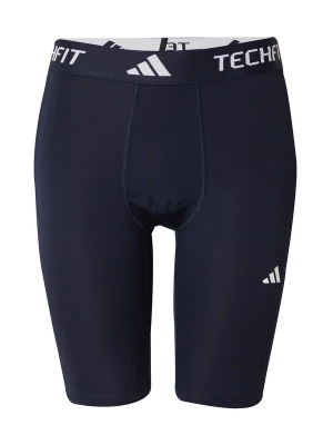 Obrázek produktu ADIDAS PERFORMANCE Sportovní kalhoty 'TECHFIT Compression Training Short' noční modrá / bílá