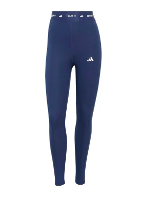 Obrázek produktu ADIDAS PERFORMANCE Sportovní kalhoty 'TECHFIT 7 / 8' tmavě modrá / bílá