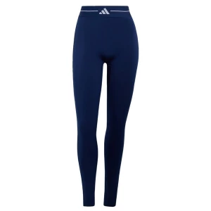 Obrázek produktu ADIDAS PERFORMANCE Sportovní kalhoty 'Hyperglam Colour Block Full Length' tmavě modrá / bílá