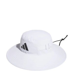 Obrázek produktu ADIDAS PERFORMANCE Sportovní klobouk 'Wide Brim' černá / bílá