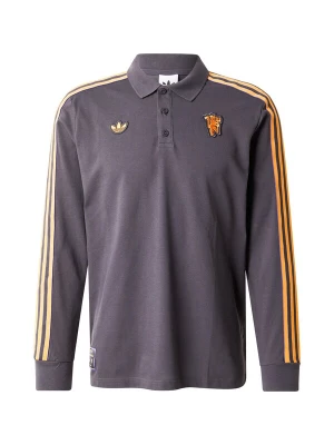 Obrázek produktu ADIDAS PERFORMANCE Trikot 'Manchester United Terrace Icons Long Sleeve Polo' tmavě oranžová / černá