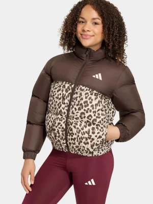 Obrázek produktu adidas prošívaná bunda dětská hnědá