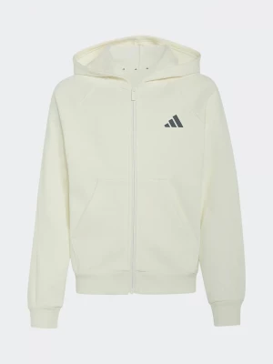 Obrázek produktu adidas rozepínací mikina s kapucí dětská s bavlnou béžová