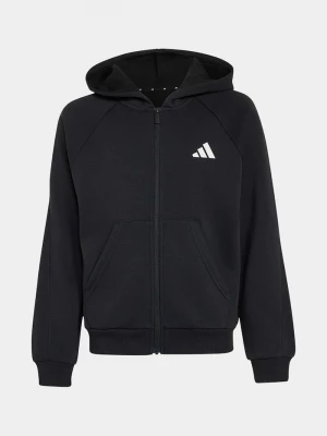 Obrázek produktu adidas rozepínací mikina s kapucí dětská s bavlnou černá