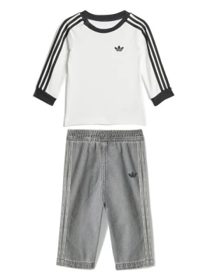 Obrázek produktu adidas Sada halenka a kalhoty Denim JW5312 Bílá Regular Fit