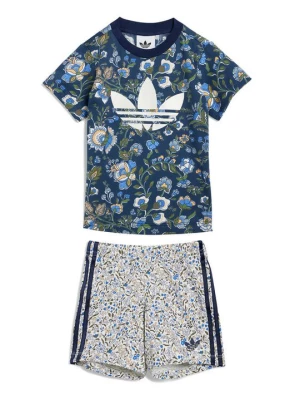 Obrázek produktu adidas Sada T-shirt a šortky Liberty London JY3017 Tmavomodrá Regular Fit
