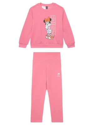 Obrázek produktu adidas Souprava mikina a legíny Disney Minnie Mouse JL9201 Růžová Regular Fit