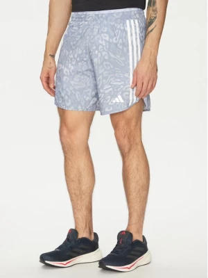 Obrázek produktu adidas Sportovní kraťasy Own the Run 3-Stripes JD7769 Modrá Regular Fit