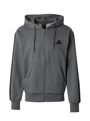 Obrázek produktu ADIDAS SPORTSWEAR Mikina 'ESSENTIALS THREE STRIPES FLEECE' šedý melír / černá / bílá