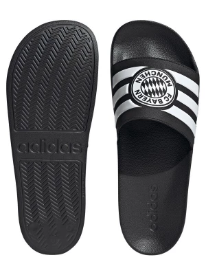 Obrázek produktu ADIDAS SPORTSWEAR Pantofle 'Adilette Bayern Munich' černá / bílá