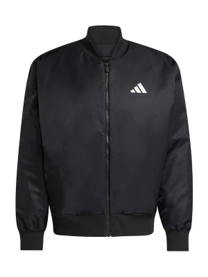 Obrázek produktu ADIDAS SPORTSWEAR Sportovní bunda 'Stadium' černá / bílá