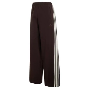 Obrázek produktu ADIDAS SPORTSWEAR Sportovní kalhoty 'adidas KIT 3-Stripes Wide' čokoládová / bílá
