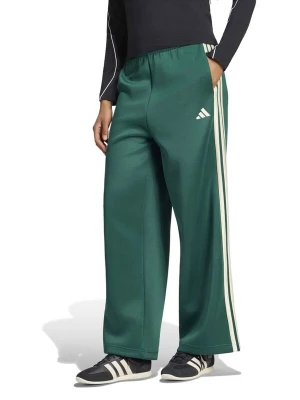 Obrázek produktu ADIDAS SPORTSWEAR Sportovní kalhoty 'STADIUM' tmavě zelená / bílá