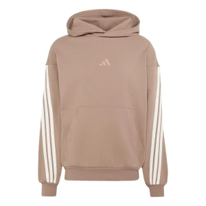 Obrázek produktu ADIDAS SPORTSWEAR Sportovní mikina 'ADIDAS KIT 3-STRIPES' tmavě béžová / bílá