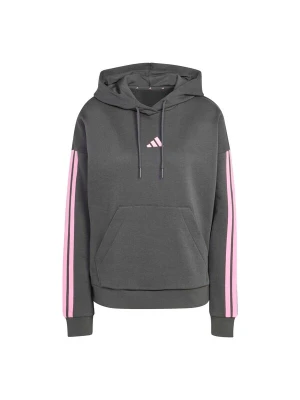 Obrázek produktu ADIDAS SPORTSWEAR Sportovní mikina 'ESSENTIALS 3-STRIPES FLEECE' tmavě šedá / světle růžová