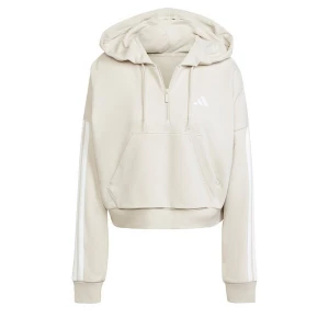 Obrázek produktu ADIDAS SPORTSWEAR Sportovní mikina 'Essentials' šedobéžová / bílá