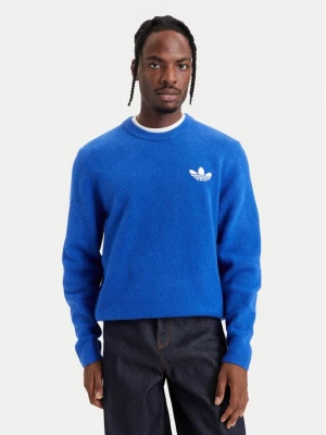 Obrázek produktu adidas Svetr Trefoil Essentials Fully Knit Sweatshirt KS4890 Modrá Regular Fit