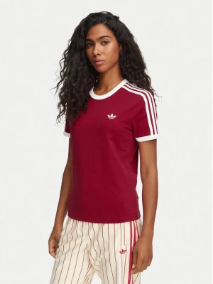 Obrázek produktu adidas T-Shirt 3-Stripes Slim KS4779 Červená Regular Fit