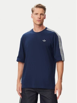 Obrázek produktu adidas T-Shirt Adicolor 3-Stripes Oversized Tee KS7414 Tmavomodrá Oversize