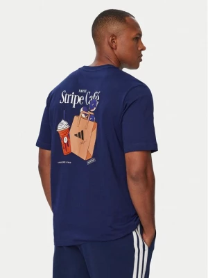Obrázek produktu adidas T-Shirt Coffee Cafe Donut Bag KT9711 Modrá Regular Fit