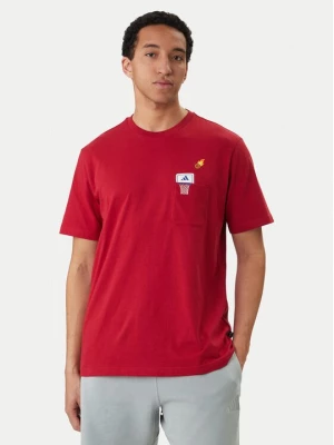 Obrázek produktu adidas T-Shirt Mini Embroidery Basketball Graphic KB2525 Červená Regular Fit