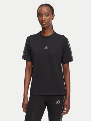 Obrázek produktu adidas T-Shirt Seasonal Essentials Animal Print 3-Stripes KH1550 Černá Regular Fit