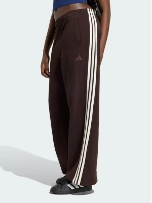 Obrázek produktu adidas Teplákové kalhoty 3-Stripes KW7703 Tmavě hnědá Wide Leg