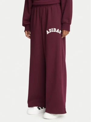 Obrázek produktu adidas Teplákové kalhoty Adidas Damskie 3-Stripes KU0332 Bordó Loose Fit