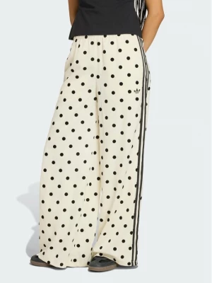 Obrázek produktu adidas Teplákové kalhoty Satin Polka Dots Wide Leg Pant KV1168 Krémová Relaxed Fit