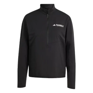 Obrázek produktu ADIDAS TERREX Funkční tričko 'Multi Climacool 1 / 2 Zip Long Sleeve' černá / bílá