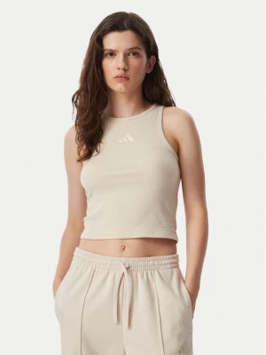 Obrázek produktu adidas Top Kit Small Logo Rib Tank KS7834 Krémová Slim Fit