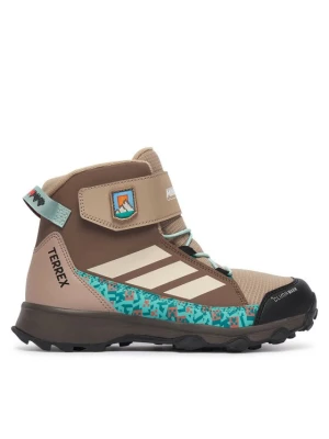 Obrázek produktu adidas Trekingová obuv Minecraft Terrex Snow Cf Climawarm Winter Shoes Kids KJ6490 Tmavě béžová