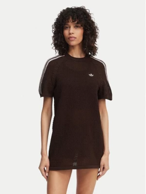 Obrázek produktu adidas Úpletové šaty Knitted Crochet KE0203 Hnědá Loose Fit