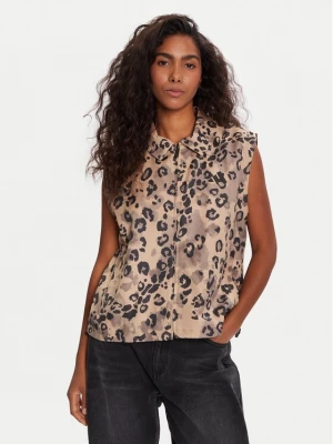 Obrázek produktu adidas Vesta Animal Print 3-Stripes JV6957 Béžová Loose Fit