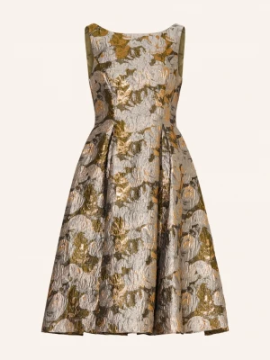 Obrázek produktu Adrianna Papell Koktejlky Z Žakáru S Třpytivou Přízí olivová / zlatá / černošedá