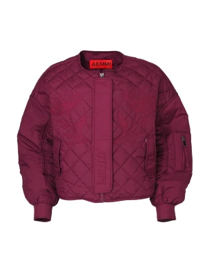 Obrázek produktu AEMMI Přechodná bunda 'OVERSIZED BOMER JACKET WITH EMBROIDERY DETAIL' bordó