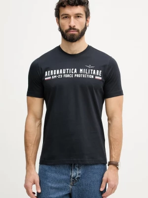 Obrázek produktu Aeronautica Militare basic tričko pánské bavlněné námořnická modř