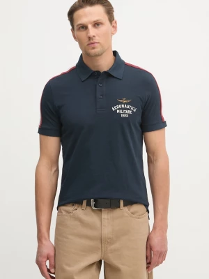 Obrázek produktu Aeronautica Militare Bavlněné polo tričko Aeronautica Militare námořnická modř