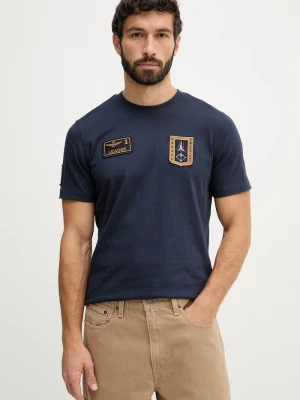 Obrázek produktu Aeronautica Militare Bavlněné tričko Aeronautica Militare námořnická modř