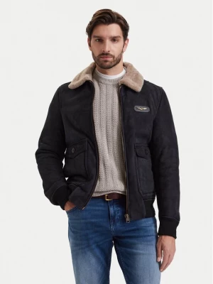 Obrázek produktu Aeronautica Militare Kožená bunda 262PN0167U100876 Černá Regular Fit