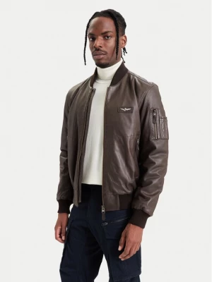 Obrázek produktu Aeronautica Militare Kožená bunda 262PN0966UPL00328 Hnědá Regular Fit