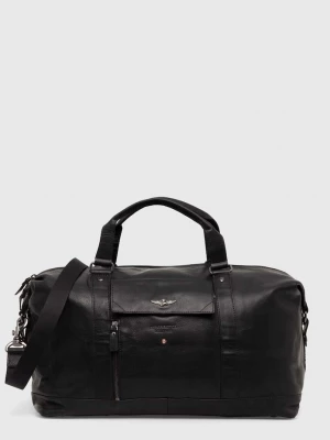 Obrázek produktu Aeronautica Militare Kožená taška Aeronautica Militare 45 x 31 x 23 cm černá