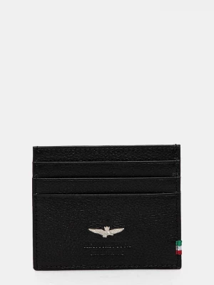 Obrázek produktu Aeronautica Militare Kožené pouzdro na karty Aeronautica Militare černá