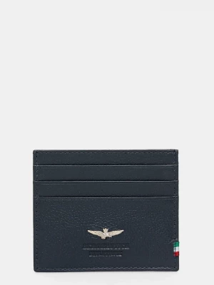 Obrázek produktu Aeronautica Militare Kožené pouzdro na karty Aeronautica Militare námořnická modř