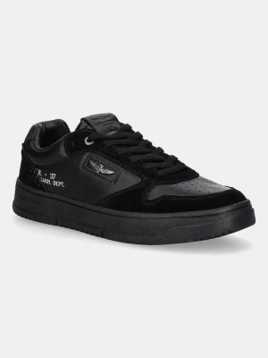 Obrázek produktu Aeronautica Militare Kožené tenisky SNEAKERS černá