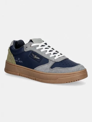 Obrázek produktu Aeronautica Militare Kožené tenisky SNEAKERS námořnická modř
